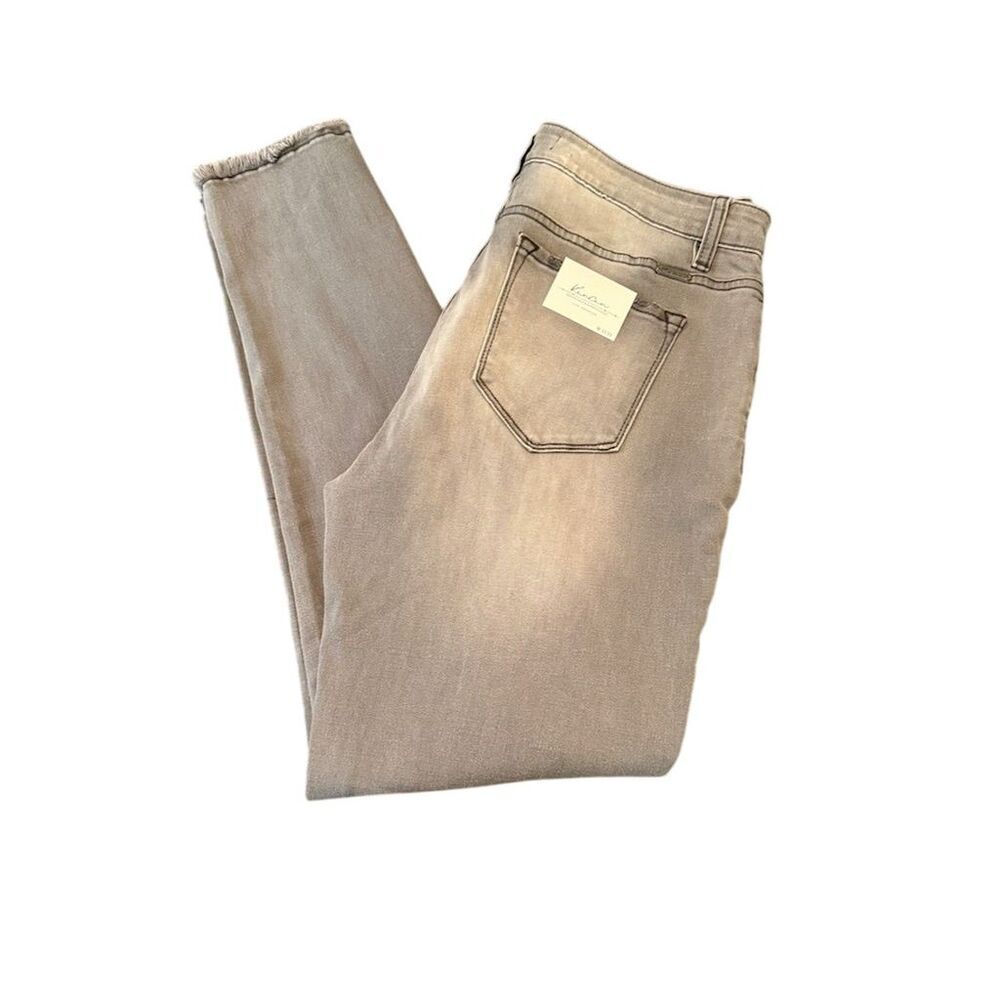 KanCan Los Angeles Women's Skinny Jeans Size 12 Grey Light Wash Denim